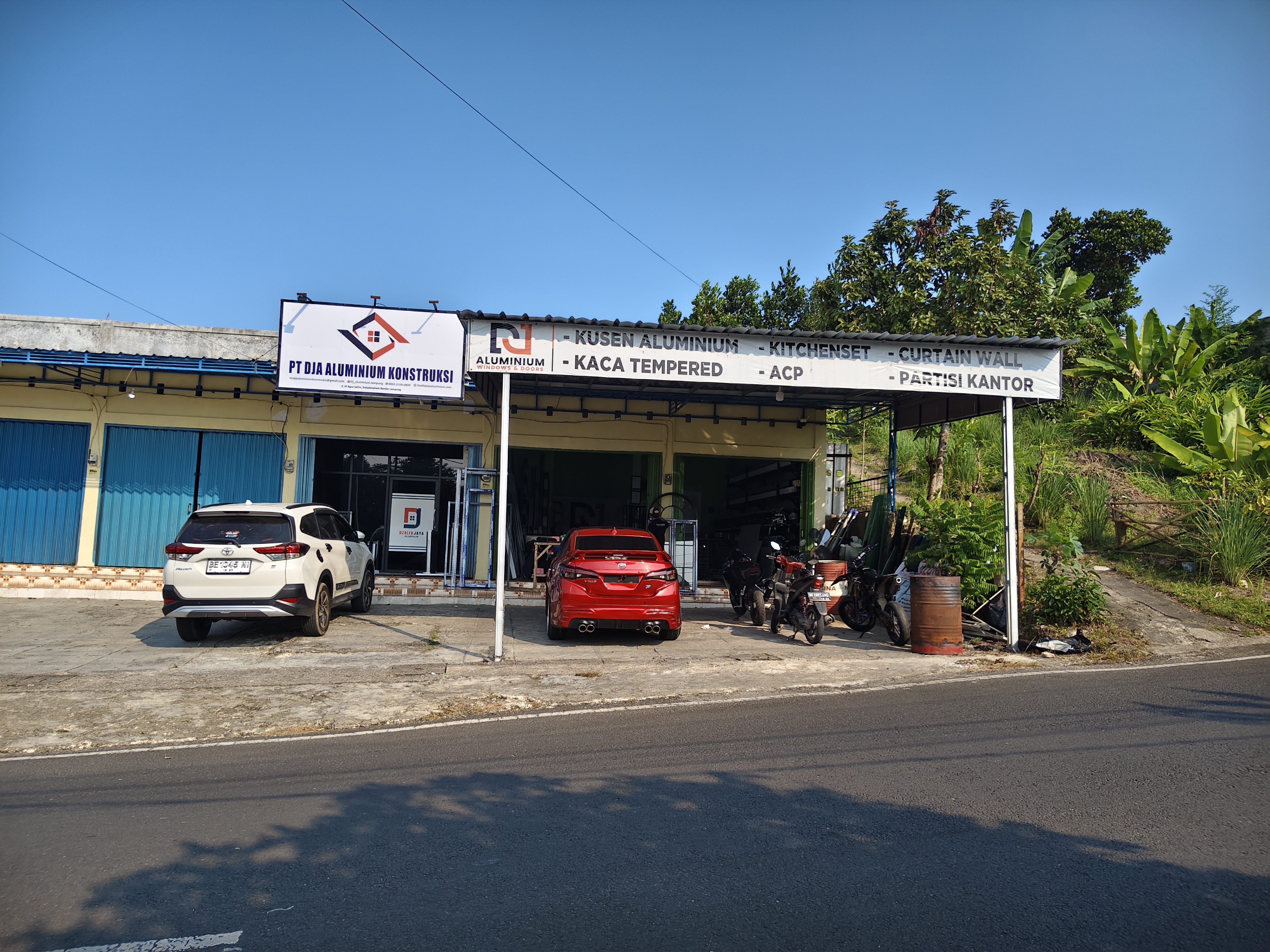 Workshop PT DJA Aluminium Konstruksi